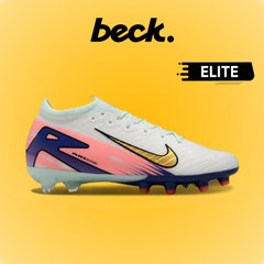 Giày Bóng Đá Mercurial Vapor 16 Elite V1 MDS009 Xám Xanh Cam Cổ Lửng AG