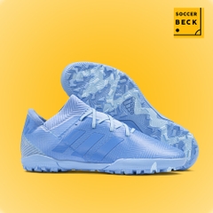 Giày Bóng Đá Adidas Nemeziz 18.3 Xanh Ngọc Cổ Chun TF