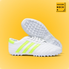 Giày Phủi 3 Sọc Loại 1 - Beck Trắng Sọc Nõn Chuối