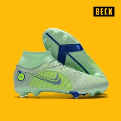 Giày Bóng Đá Nike Mercurial 22 Superfly 8 Academy Xanh Ngọc Cổ Cao FG