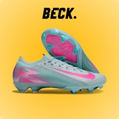 Giày Bóng Đá Nike Mercurial Vapor 16 Elite Xám Xanh Vạch Hồng Cổ Lửng FG