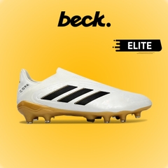Giày Bóng Đá Adidas Copa Pure 3 Elite Trắng Đế Vàng Không Dây FG