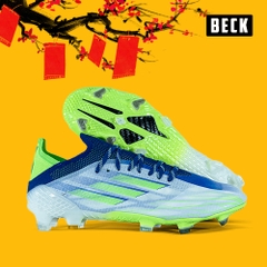 Giày Bóng Đá Adidas X Speedflow.1 Xám Tím Gót Xanh Lá FG