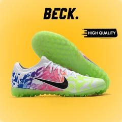 Giày Bóng Đá Nike Mercurial Vapor 13 Pro Neymar Nõn Chuối Đỏ Xanh Biển Vạch Đen HQ TF