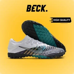 Giày Bóng Đá Nike Mercurial Vapor 13 Pro MDS003 Trắng Mũi Đen Cổ Lửng TF