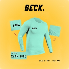 Áo Body Giữ Nhiệt Soccer Beck Màu Xanh Ngọc