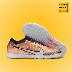 Giày Bóng Đá TQ Nike Air Zoom Mercurial Vapor 15 Elite Đồng Vạch Trắng Cổ Lửng TF