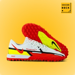 Giày Bóng Đá TQ Nike Phantom GT2 Pro Trắng Vàng Đỏ Cam TF