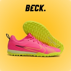 Giày Bóng Đá Nike Mercurial Vapor 15 Pro Hồng Đế Chuối Cổ Lửng V2 TF