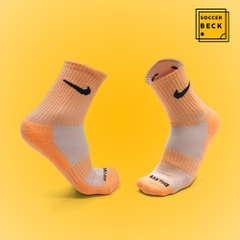 Tất Nike Dri-Fit Cao Cấp Cổ Lửng - Cam Nhạt
