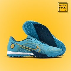 Giày Bóng Đá TQ Nike Mercurial Vapor 14 Academy Blueprint Xanh Biển Vạch Cam HQ TF