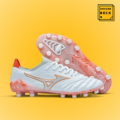 Giày Bóng Đá TQ Mizuno Neo 3 Trắng Đế Cam FG