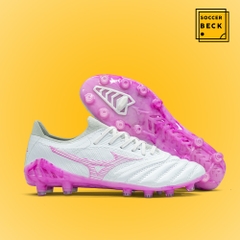 Giày Bóng Đá TQ Mizuno Neo 3 Trắng Vạch Hồng FG
