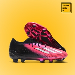Giày Bóng Đá TQ Adidas X Speedportal.1 Hồng Vạch Trắng Gót Đen FG