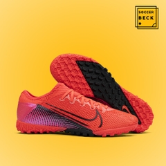 Giày Bóng Đá Nike Mercurial Vapor 13 Pro Đỏ Vạch Đen Cổ Lửng V2 TF