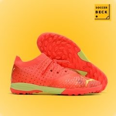 Giày Bóng Đá TQ Puma Future Z 1.4 Fearless Đỏ Vạch Vàng Cổ Lửng TF