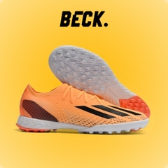 Giày Bóng Đá Adidas X Speedportal.1 Cam Vạch Đen Đế Trắng TF