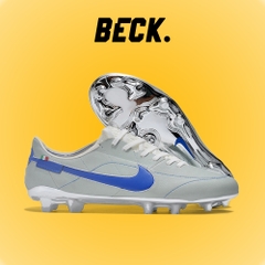 Giày Bóng Đá Nike Tiempo Legend 9 Elite Italy Xám Vạch Xanh Biển FG