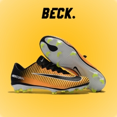 Giày Bóng Đá Nike Mercurial Vic 6 Vàng Đen Lưỡi Gà Liền FG