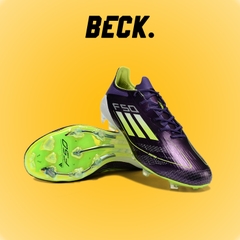 Giày Bóng Đá Adidas F50 Elite Messi Fast Reborn Tím Xanh Chuối FG