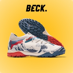 Giày Bóng Đá Puma Future 7 Tsunami Trắng Đỏ Cổ Lửng TF