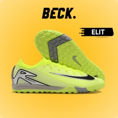 Giày Bóng Đá Nike Mercurial Vapor 16 Elite Xanh Chuối Gót Xám Cổ Lửng TF