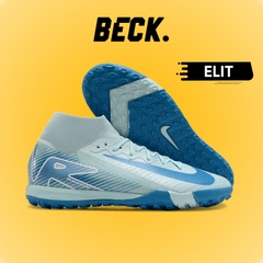 Giày Bóng Đá Mercurial Superfly 10 Elite Xanh Dương Cổ Cao TF
