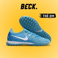 Giày Bóng Đá Trẻ Em Nike Phantom GX Pro Xanh Biển Cổ Lửng TF