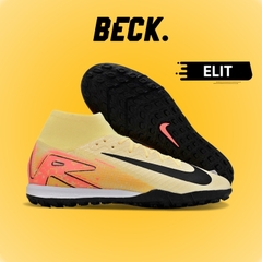 Giày Bóng Đá Nike Mercurial Superfly 10 Elite Mbappe Vàng Cam Cổ Cao TF