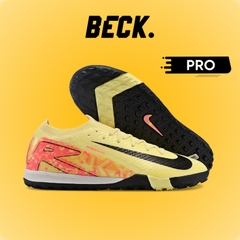 Giày Bóng Đá Mercurial Vapor 16 Pro Mbappe Vàng Cổ Lửng TF