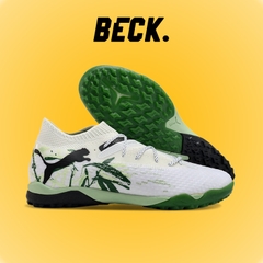 Giày Bóng Đá Puma Future 7 Ultimate Trắng Xanh Lá Cổ Lửng TF