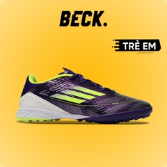 Giày Bóng Đá Adidas F50 League Messi Tím Chuối TF