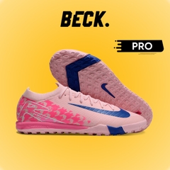 Giày Bóng Đá Mercurial Vapor 16 PRO V1 Hồng Vạch Xanh Navy Cổ Lửng TF