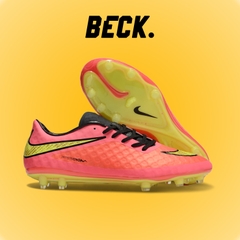 Giày Bóng Đá Nike Hypervenom Phantom WC14 Đỏ Hồng Vạch Vàng FG