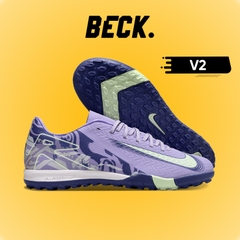 Giày Bóng Đá Nike Mercurial Vapor 16 Academy V2 Tím Vạch Xanh Lá TF