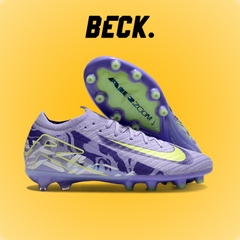 Giày Bóng Đá Nike Mercurial Vapor 16 Elite V1 Tím Vạch Xanh Lá Cổ Lửng AG