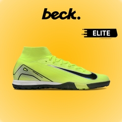 Giày Bóng Đá Mercurial Superfly 10 Elite Xanh Lá Vạch Đen Cổ Cao TF