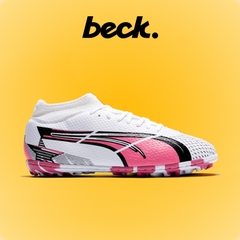 Giày Bóng Đá VN Puma Ultra 25 Cổ Cao - Trắng Hồng