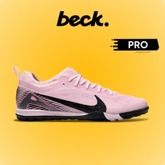 Giày Bóng Đá Nike Mercurial Vapor 16 Pro 2025 Hồng Nhạt Vạch Đen Cổ Lửng HQ TF