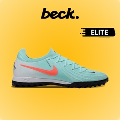 Giày Bóng Đá Nike Phantom GX2 Elite Xanh Ngọc Vạch Đỏ Đế Đen Cổ Lửng TF