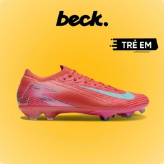 Giày Bóng Đá Trẻ Em Nike Mercurial Vapor 16 Elite Đỏ Vạch Xanh Ngọc Cổ Lửng FG