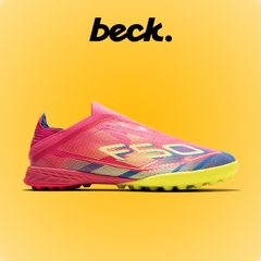 Giày Bóng Đá Adidas F50 Elite Laceless Hồng Chuối Không Dây TF