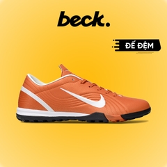 Giày Bóng Đá Nike Mercurial Vapor 1 Cam Vạch Trắng Đế Đệm TF