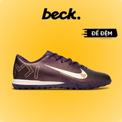 Giày Bóng Đá Nike Mercurial Vapor 16 Academy V1 Mbappe Tím Vạch Trắng Đế Đệm TF