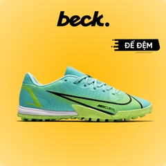 Giày Bóng Đá Nike Mercurial Vapor 14 Academy Đế Đệm Xanh Ngọc HQ TF