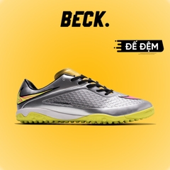 Giày Bóng Đá Nike Hypervenom Phelon Neymar Bạc Đế Đệm TF