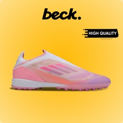 Giày Bóng Đá Adidas F50 Elite Laceless Lamine Yamal Hồng Không Dây HQ TF