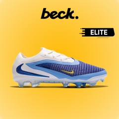 Giày Bóng Đá Nike Phantom 6 Elite Trắng Xanh Biển Cổ Lửng HQ FG
