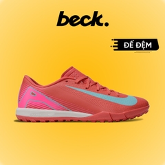 Giày Bóng Đá Nike Mercurial VAPOR 16 ACADEMY Đế Đệm Lưỡi Gà Liền Đỏ Vạch Xanh Ngọc TF