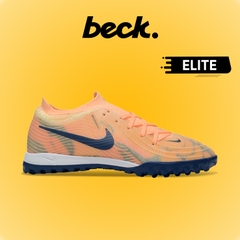 Giày Bóng Đá Nike Phantom GX2 Elite V1 Cam Đế Xanh Navy Cổ Lửng TF